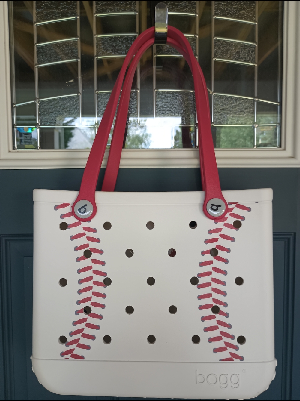 BOGG BAG Homerun Baby/Medium Baseball Theme W/ Clear Zip Pouch Limited Edition